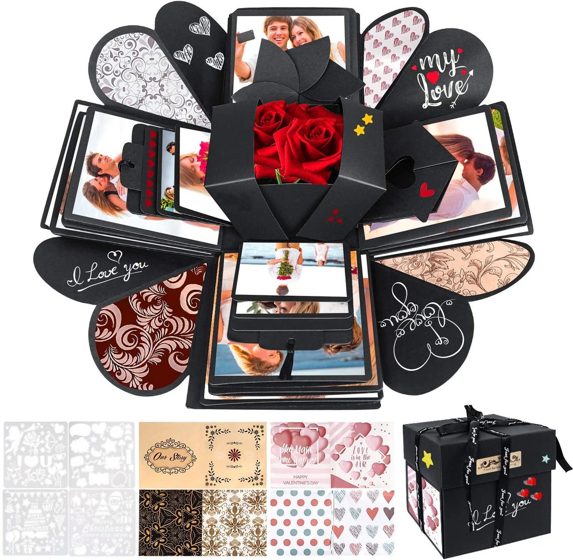 Explosion Box Creative DIY Handmade Surprise Gift Box Love Etsy