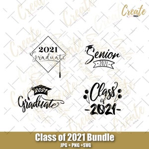 Graduierung SVG Bundle | Absolventen College High School Kindergarten|   Clipart für Sublimationsdesign-Downloads PNG JPG Black Owned Shops