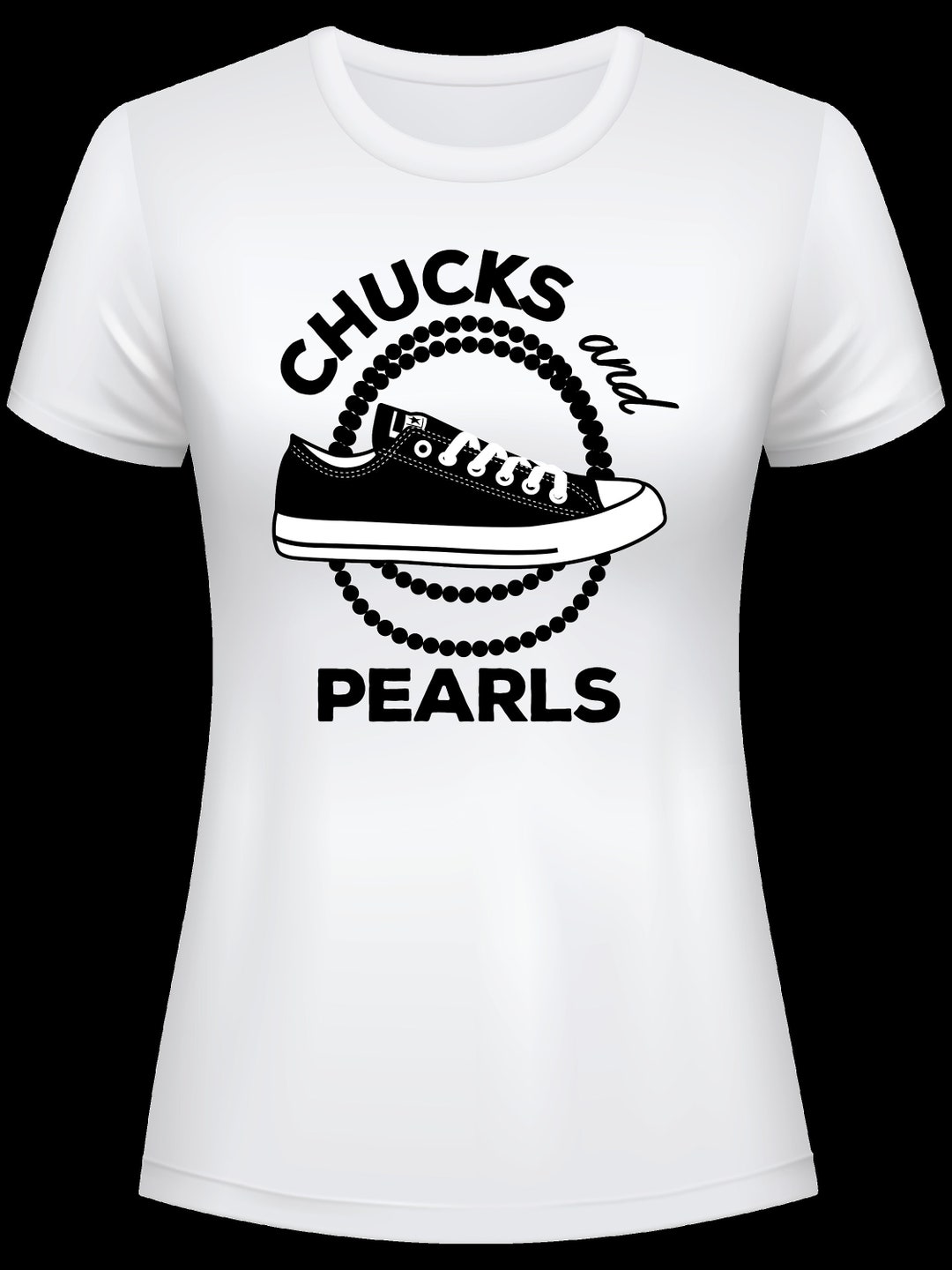 Chucks and Pearls 4 Tshirt Designs Kamala Harris SVG Clipart Etsy