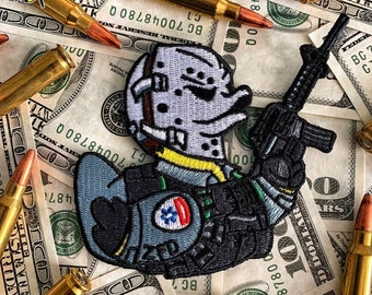 Zero F*cks Duck® HEAT Morale Patch Series - White Mask
