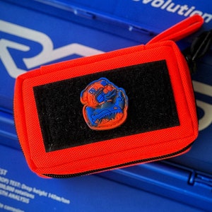 ZFD Tie Dye Duck PVC Patch – Flying Tigers Orange & Blue
