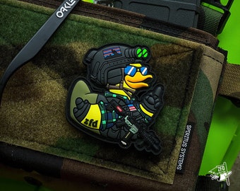 Zero F*cks Duck ZFD Duckwater V2 Contractor Tactical Rubber Duck EDC PVC Patch