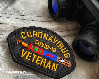 Dangerous Goods Corona Veteran Morale Patch - Classic Black