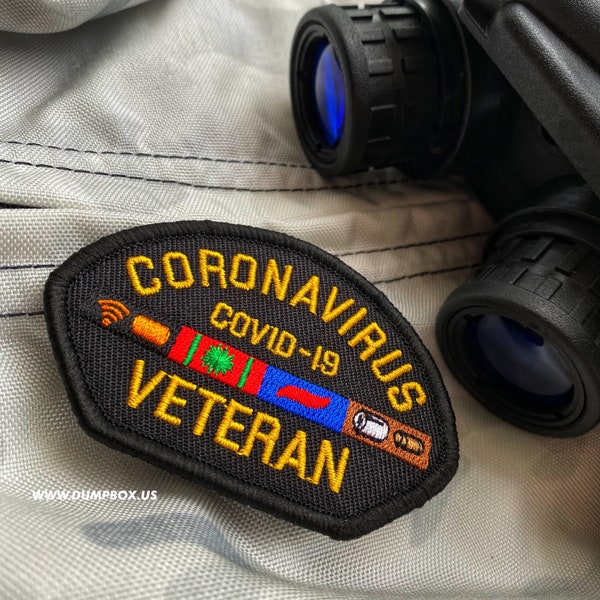 Dangerous Goods Corona Veteran Morale Patch - Classic Black