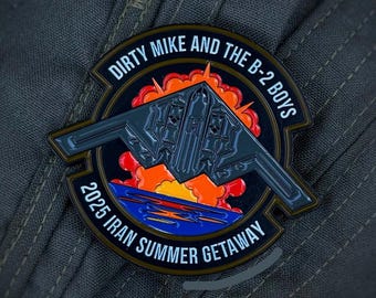 B-2 USAF Squadron Challenge Coin: Dirty Mike & The B-2 Boys