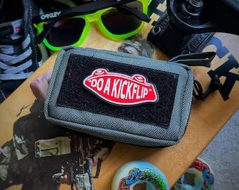 Do A Kickflip Skateboard Mini PVC Morale Patch