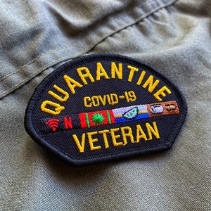 Dangerous Goods Quarantine Veteran Morale Patch - Black