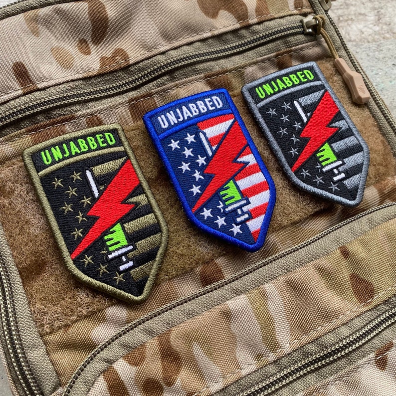 Dangerous Goods Official Unjabbed Unit Tab Morale Patch - Etsy