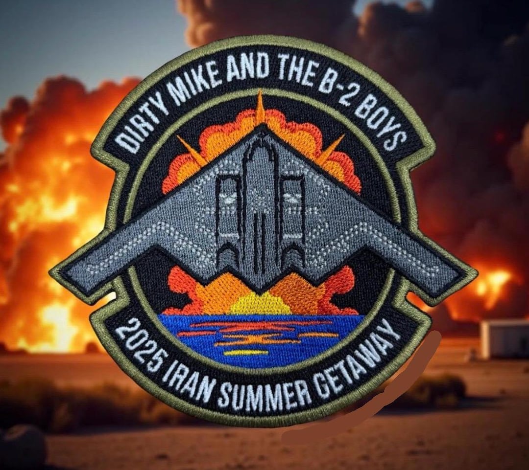 B-2 USAF Squadron Patch: Operation Midnight Hammer Morale Patch - Etsy