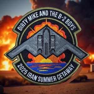 B-2 USAF Squadron Patch: Operation Midnight Hammer Morale Patch