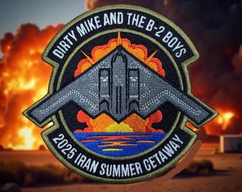 B-2 USAF Squadron Patch: Operation Midnight Hammer Morale Patch