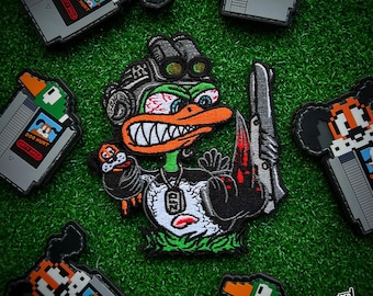 Zero F*cks Duck Lab Worx Series Duck Hunter Embroidered Morale Patch