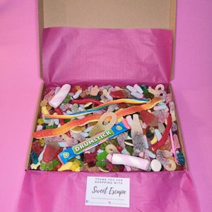 1Kg sweet box, pick and mix sweets, letter box sweets