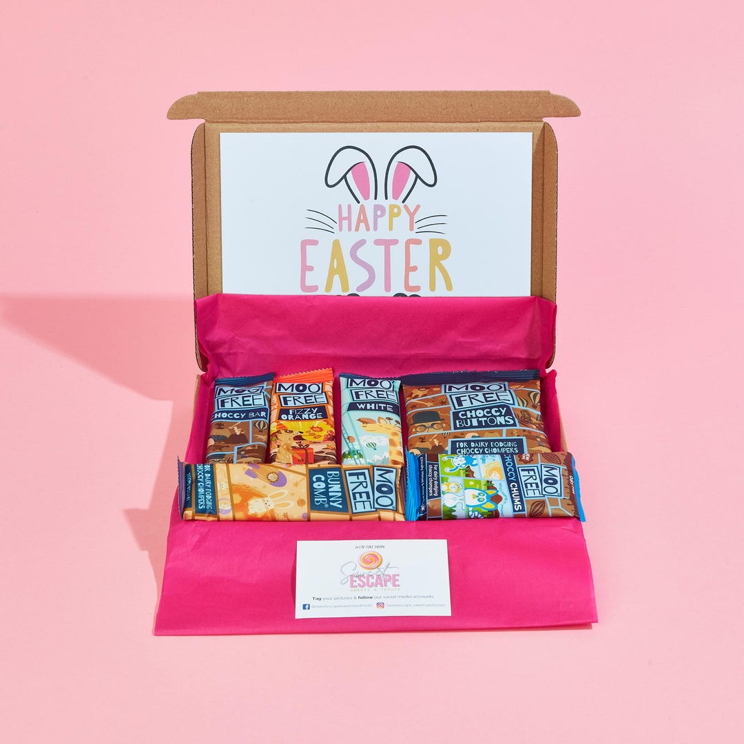 Vegan Easter Chocolate Box, Dairy & Gluten Free Treats, Delicious - Etsy UK