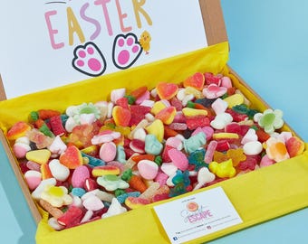Easter Treat Box, Assorted Sweets & Chocolates, Kids Easter Gift