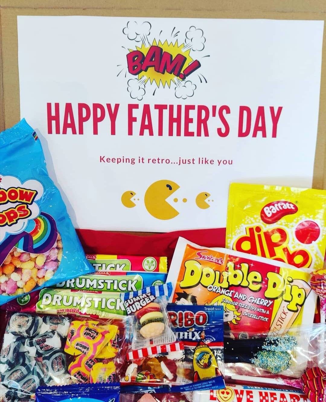 Retro sweet box father's day gift father day treat box Etsy