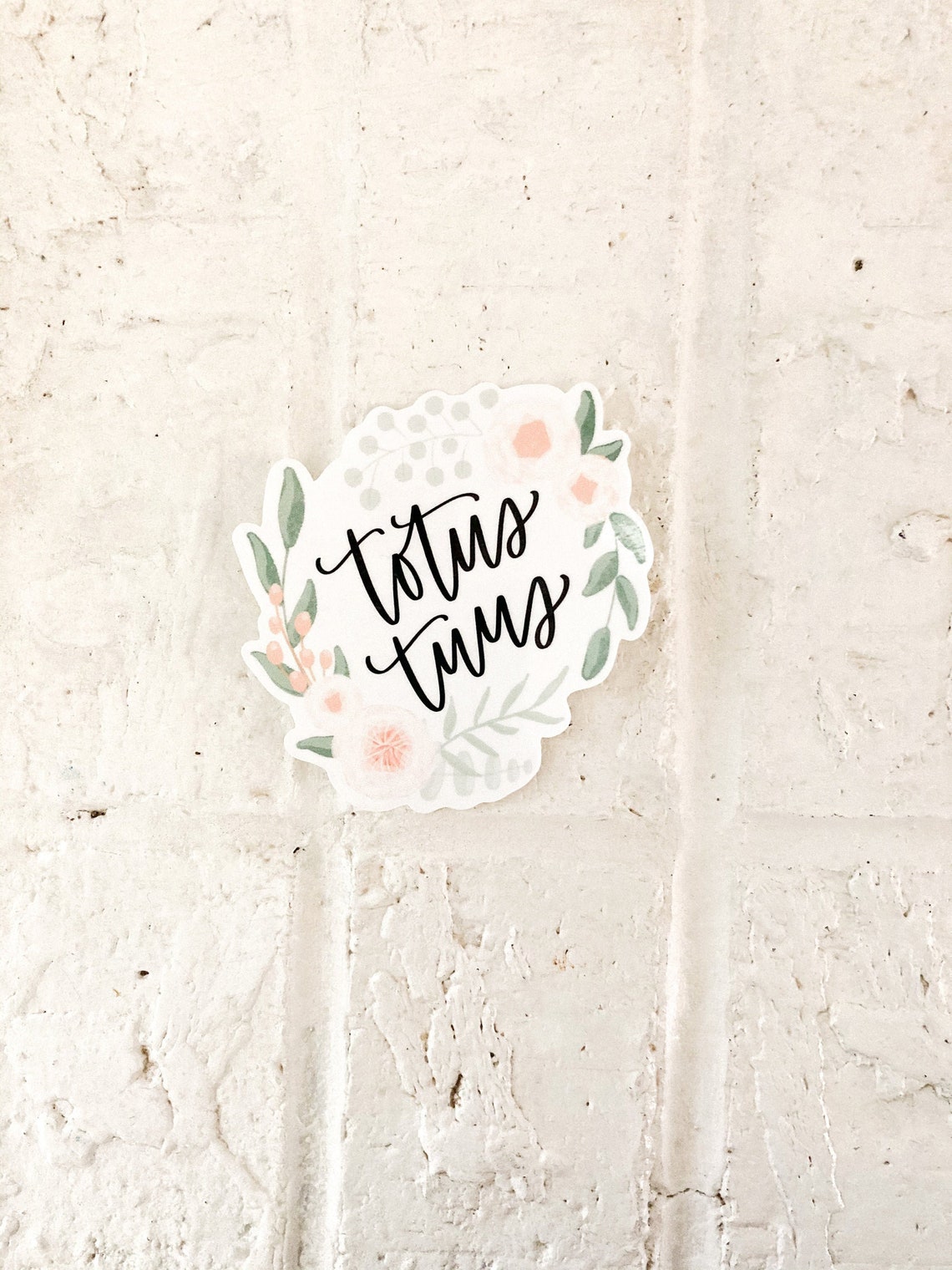 Totus Tuus Sticker Catholic Quote Sticker Laptop Sticker | Etsy