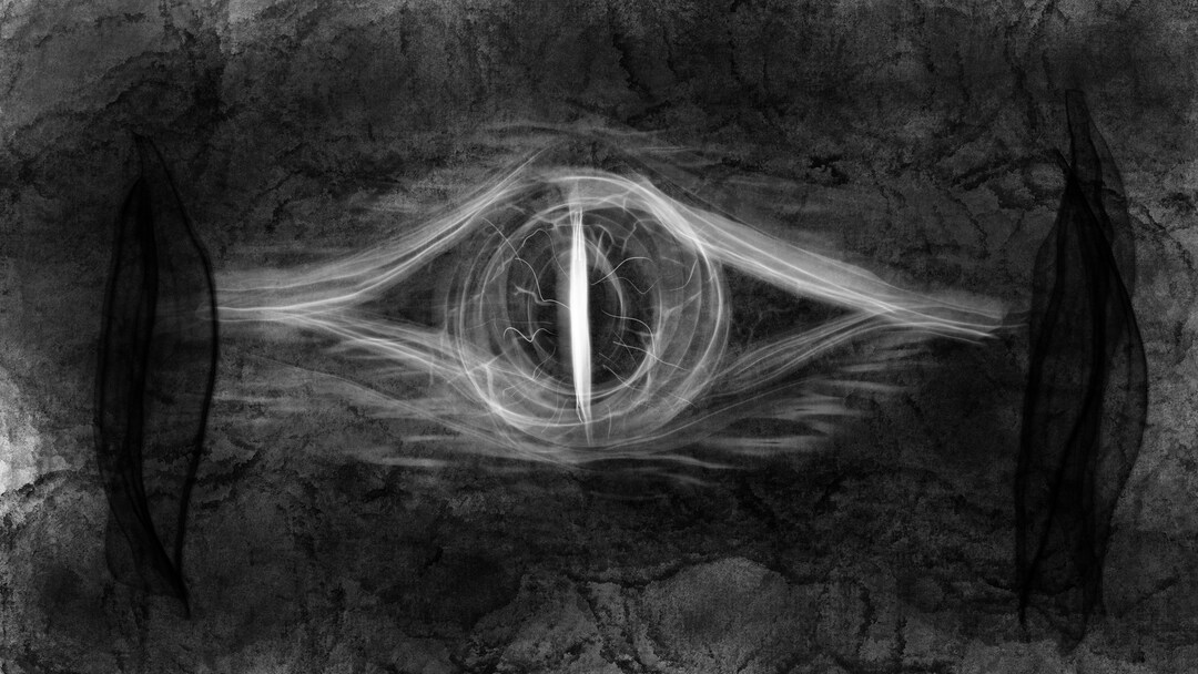 Digital Art Eye in the Dark the Great Eye l.o.t.r. Samsung Etsy