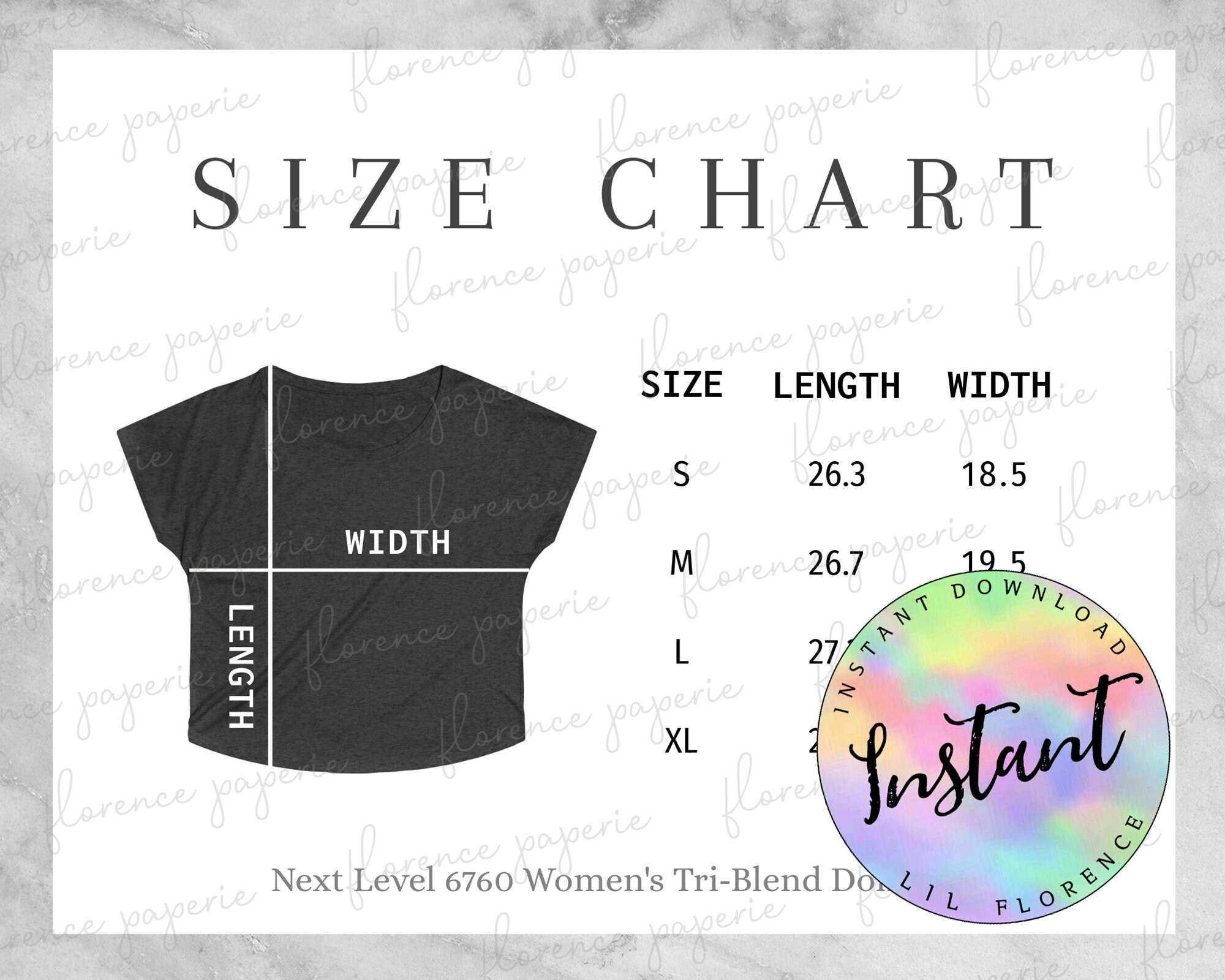 Next Level 6760 Size Chart, Women's Tri-blend Dolman Tee, Loose Fit T ...