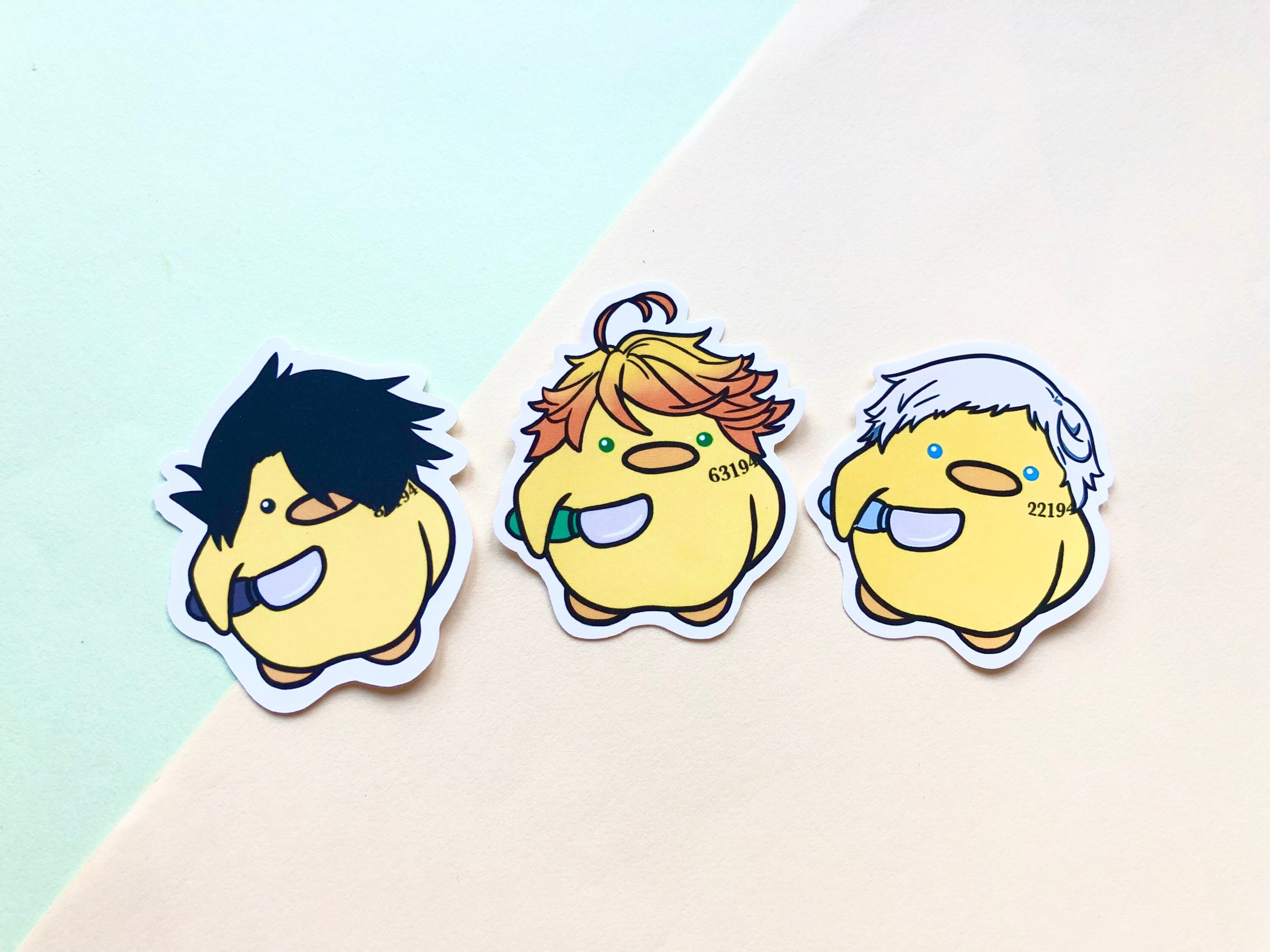 The Promised Neverland Faceless Character Stickers V1 TPN / 