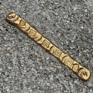 1622 Nuestra Senora de Atocha 24k Gold Plated Pirate Shipwreck Finger Cast Bar