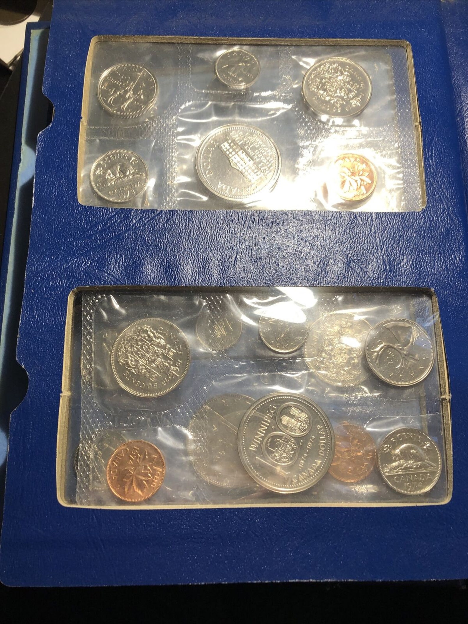 Whitman 9515 Canadian Mint Set Collection Coin Album Filled Etsy