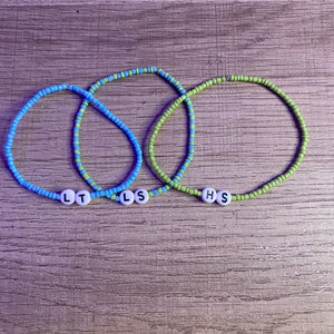 Harry Styles , Louis Tomlinson, and Larry Stylinson Initial Bracelets
