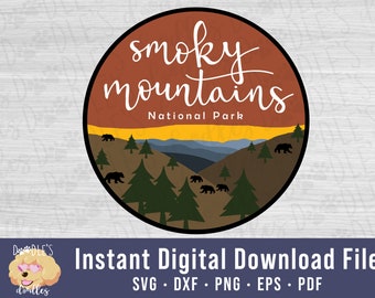 Free Free 341 Silhouette Smoky Mountain Svg SVG PNG EPS DXF File