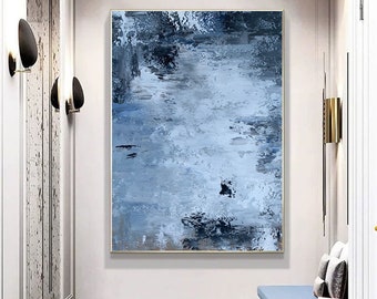 large abstract canvas art, abstract acrylic painting on canvas original, extra large wall art abstract, modern abstract wall art A023