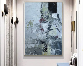 large abstract painting, oversized wall art, extra large wall art abstract, modern abstract painting on canvas, large abstract wall art A009