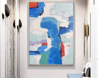 extra large abstract art, large abstract painting canvas, original abstract oil painting, modern abstract wall art, textured painting A279