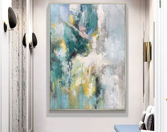 large abstract painting on canvas, extra large abstract art, original abstract painting, textured painting, modern abstract wall art A278