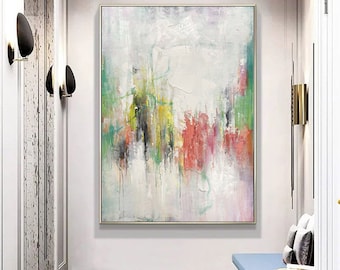 large abstract painting on canvas original, textured wall art, abstract oil painting, large abstract canvas art,modern abstract wall artA274