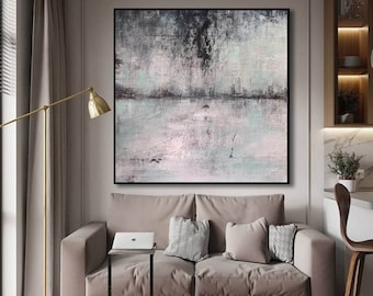 abstrakte Malerei original, große abstrakte Leinwand Kunst, Acryl-Malerei, moderne abstrakte Malerei Leinwand, übergroße abstrakte Wandkunst A139