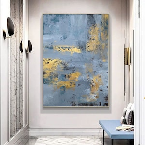 large canvas wall art, original abstract oil painting, extra large wall art modern, abstract canvas art, large artwork on canvas A005