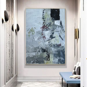 large abstract painting, oversized wall art, extra large wall art abstract, modern abstract painting on canvas, large abstract wall art A009