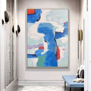 extra large abstract art, large abstract painting canvas, original abstract oil painting, modern abstract wall art, textured painting A279