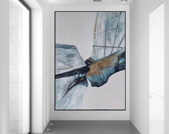 特大壁アートキャンバス、大型キャンバスアート、キャンバス上の抽象