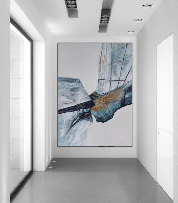 特大キャンバス絵画、オリジナルキャンバスアート、特大抽象油絵、大型
