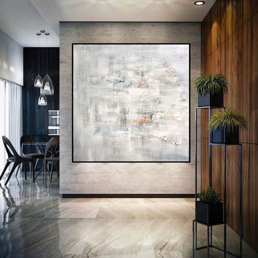 Modern Abstract Painting on Canvas Original, Large Abstract Oil ...