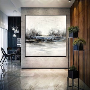 Large Modern Art modern abstract painting on canvas, large abstract wall art, textured wall art, large canvas art abstract painting A234