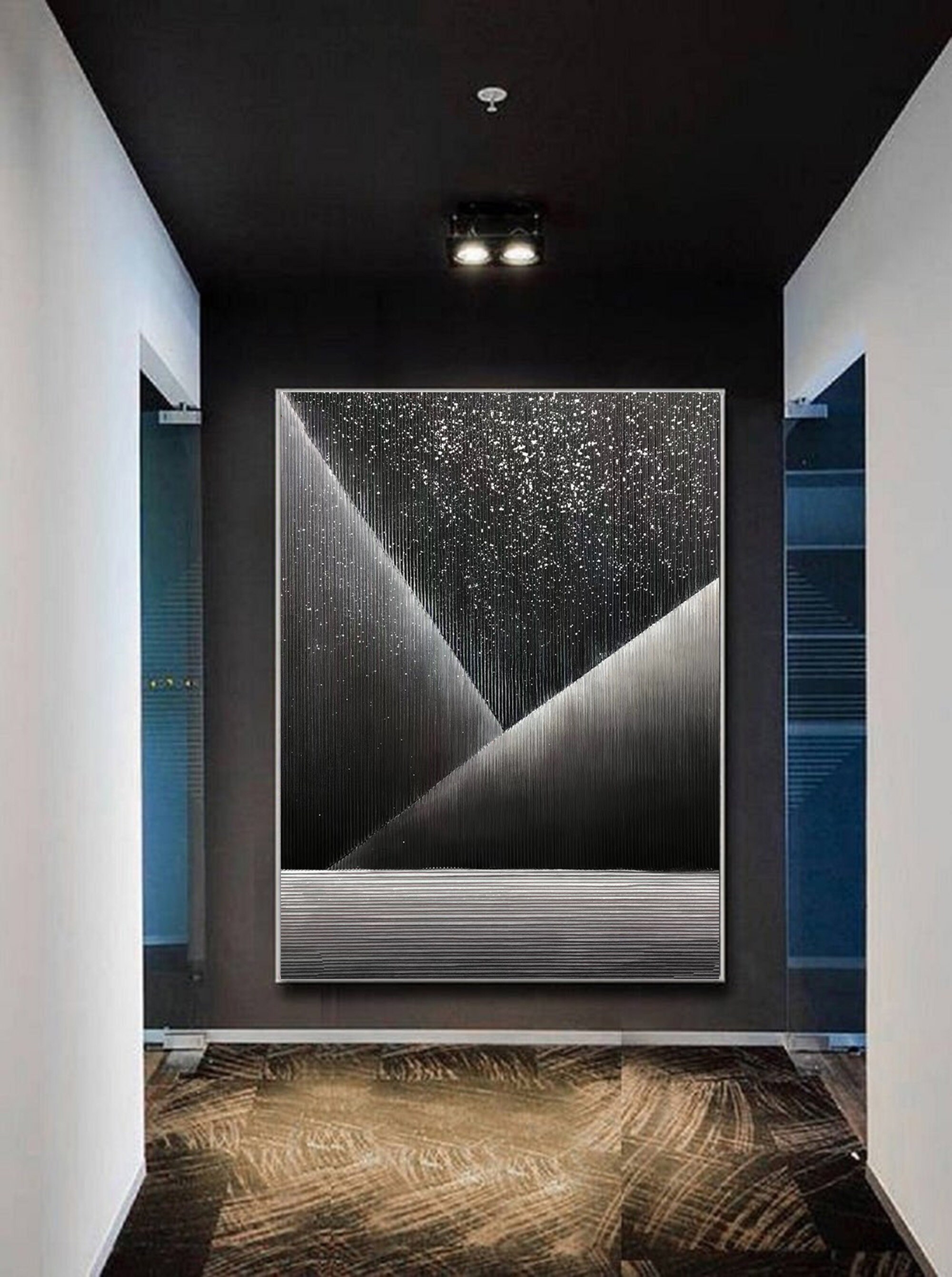 Extra Large Abstract Art, Starry Sky Painting on Canvas, Abstract ...
