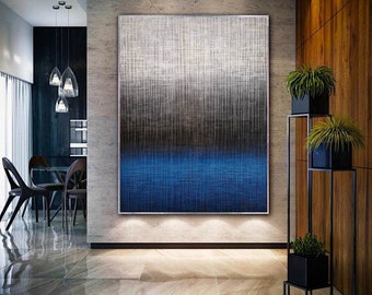 pintura abstracta original grande, arte de pared minimalista, lienzo de pintura abstracta de gran tamaño, pintura al óleo grande, arte de pared moderno abstracto A093