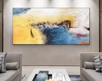 abstract painting original,large abstract painting on canvas,abstract acrylic painting,extra large canvas wall art,textured wall art A128