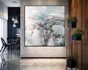 extra large wall art, oversized abstract painting original, modern abstract painting on canvas, large canvas art, abstract oil painting A216