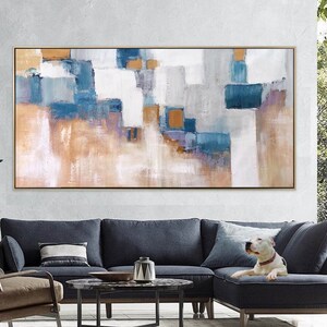 large abstract painting on canvas, extra large wall art abstract, original acrylic painting, large abstract canvas, modern wall art art A218