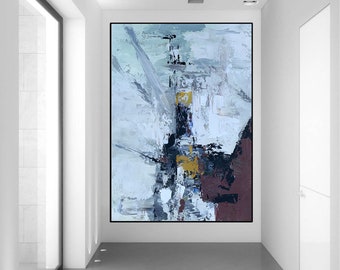 large abstract acrylic painting on canvas, abstract painting original large,oversized wall art,huge wall art,large abstract wall art A049