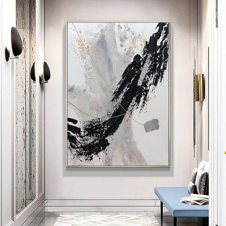 Extra large wall art abstract minimalist abstract painting Etsy