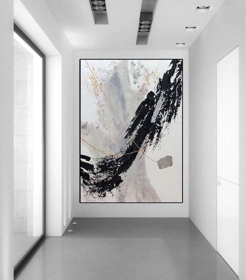 Extra large wall art abstract minimalist abstract painting Etsy