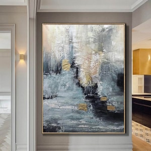 large abstract wall art canvas,textured painting abstract,modern abstract painting canvas,original abstract painting,modern wall art A187